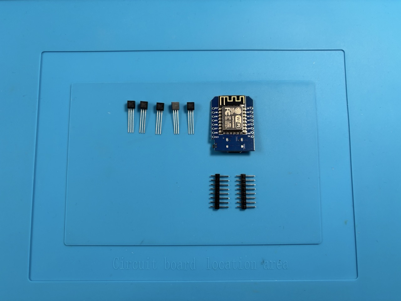 ESP8266 on Wemos D1, DS18B20 and pins