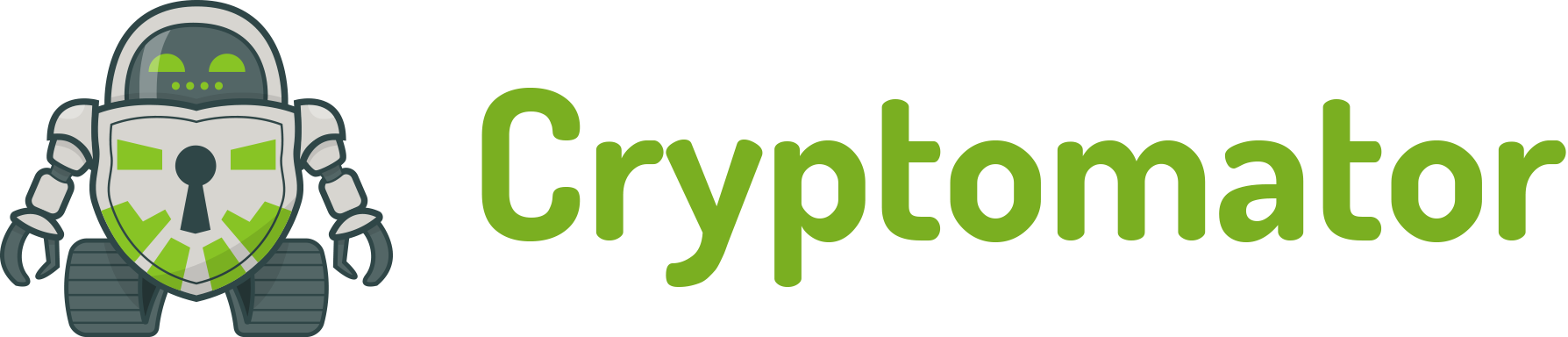 Cryptomator logo with text