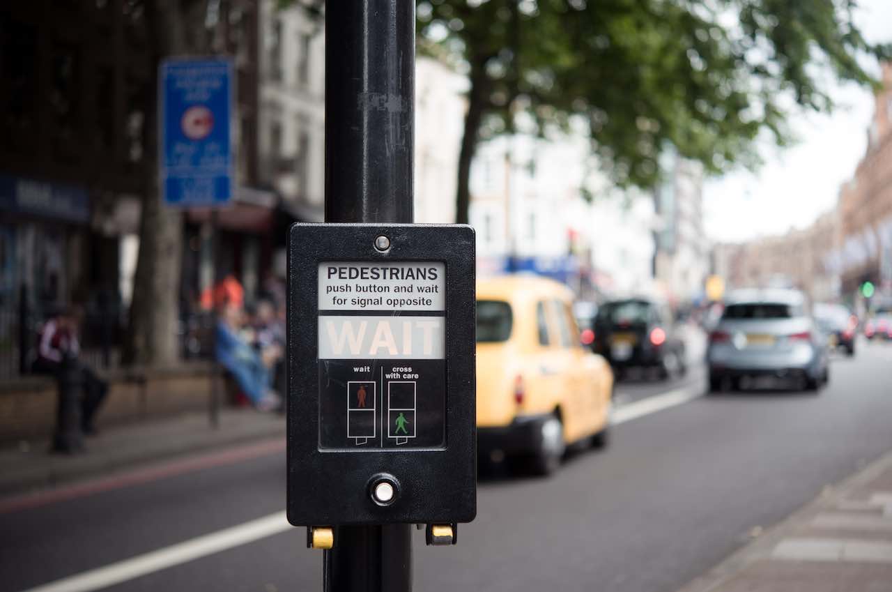 pedestrian crossing button